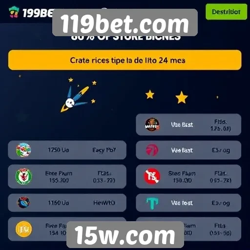 Explorando os bônus disponíveis em 119bet