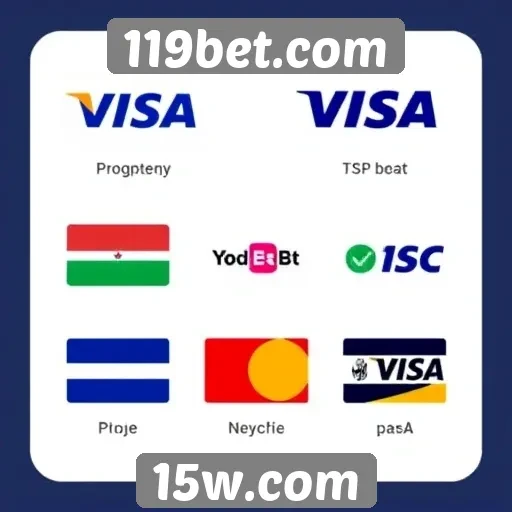 Métodos de pagamento aceitos pelo 119bet